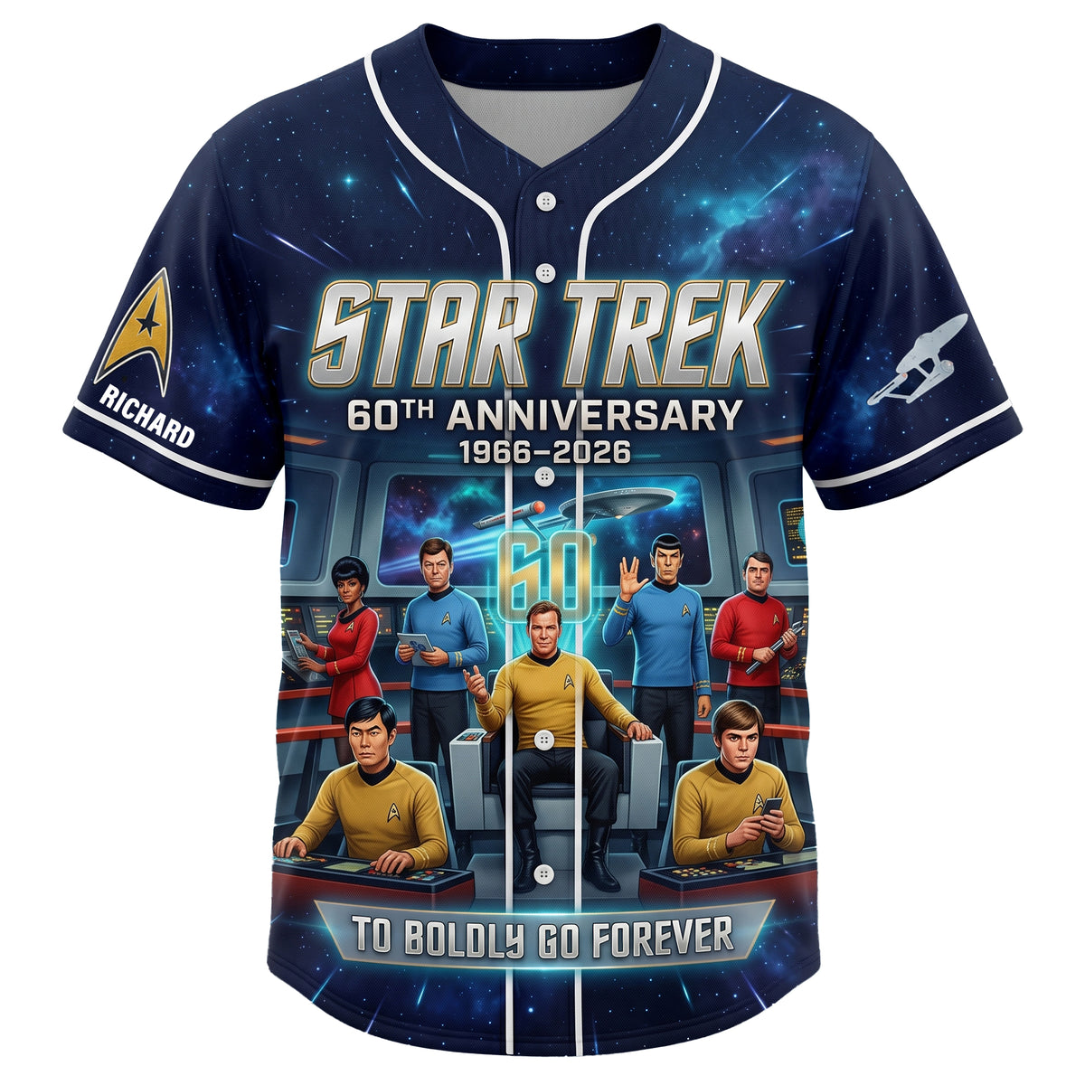 60th Anniversary Baseball Jersey - Personalized Gifts For Cosmic Lovers 03tyqn120626-Homacus
