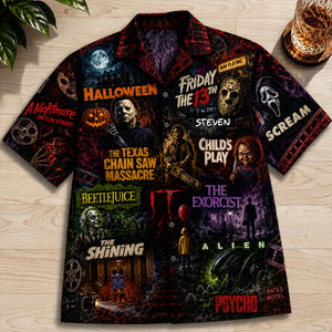 Horror Hawaiian Shirt - Personalized Gifts For Horror Lovers 02nadh200626-Homacus