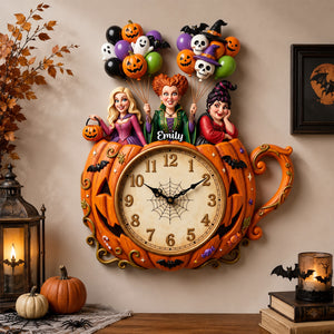 Bewitched By Time Acrylic Hanging Wall Clock - Personalized Gifts 06PGDH070826