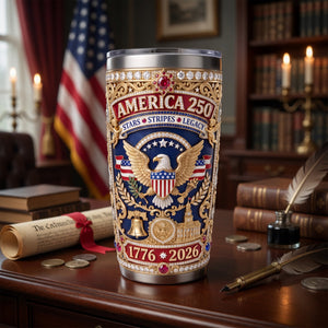 Patriotic 250 USA Tumbler - Personalized Anniversary Gifts 01TYLU110526-Homacus