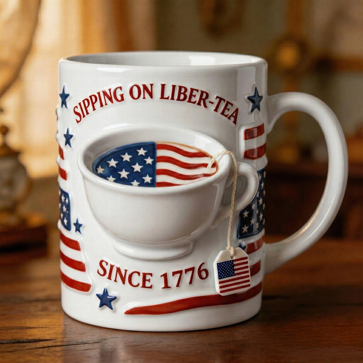 Proud Liber-tea Mug, Personalized Gifts For Tea Lovers 03QHQN280226-Homacus