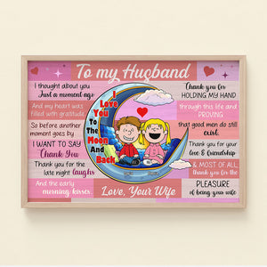 Personalized Gifts For Couple Canvas Love Moon Cartoon Lover 03XQQN231224HH-Homacus