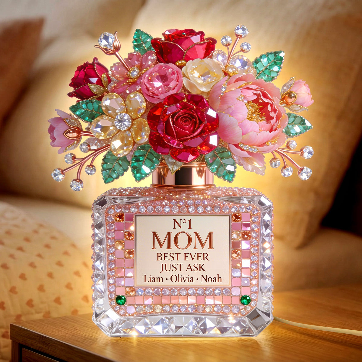 Floral Perfume Bottle Light Box - Personalized Gifts For Mom 04naqn060326-Homacus