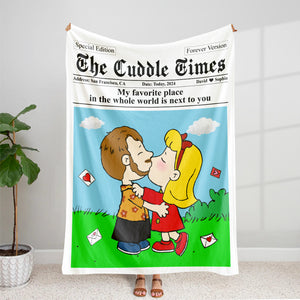 Personalized Gifts For Couple Blanket 02katn061224hg My Favorite Place Is Next To You-Homacus