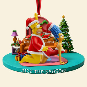 Mischievous Couple Fun Christmas Ornament – Personalized Gifts For Couple 02qhqn160925-Homacus