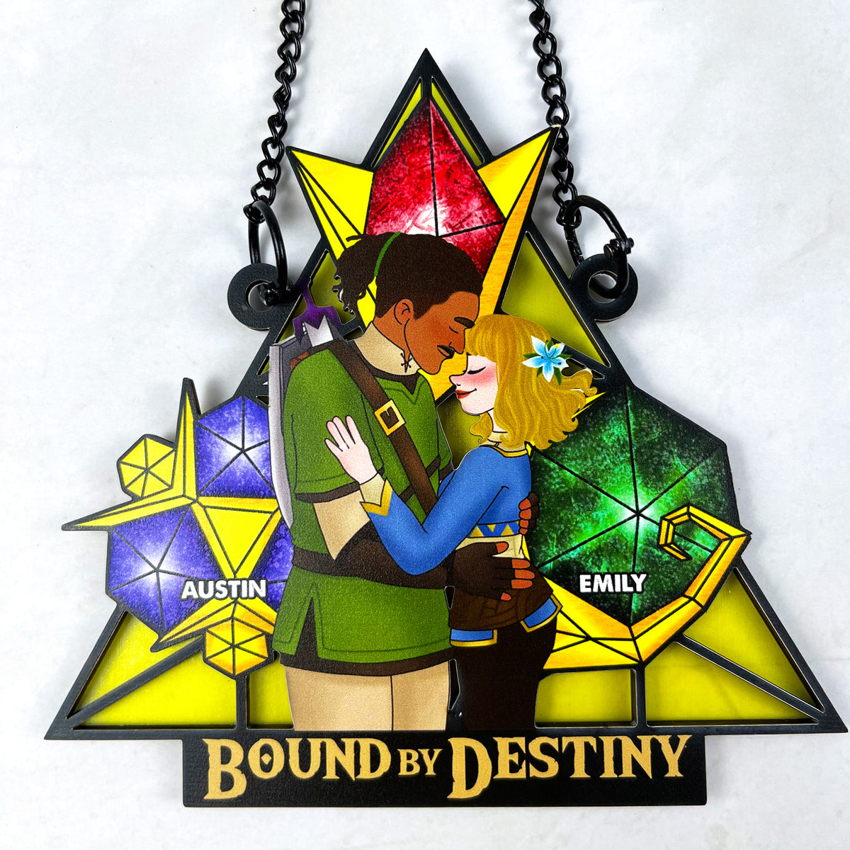 Couple Suncatcher Ornaments - Personalized Gifts 03ohti110225hg-Homacus