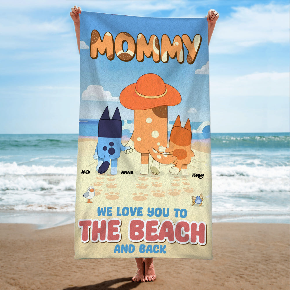 Personalized Gifts For Mom Beach Towel 02httn220424-Homacus