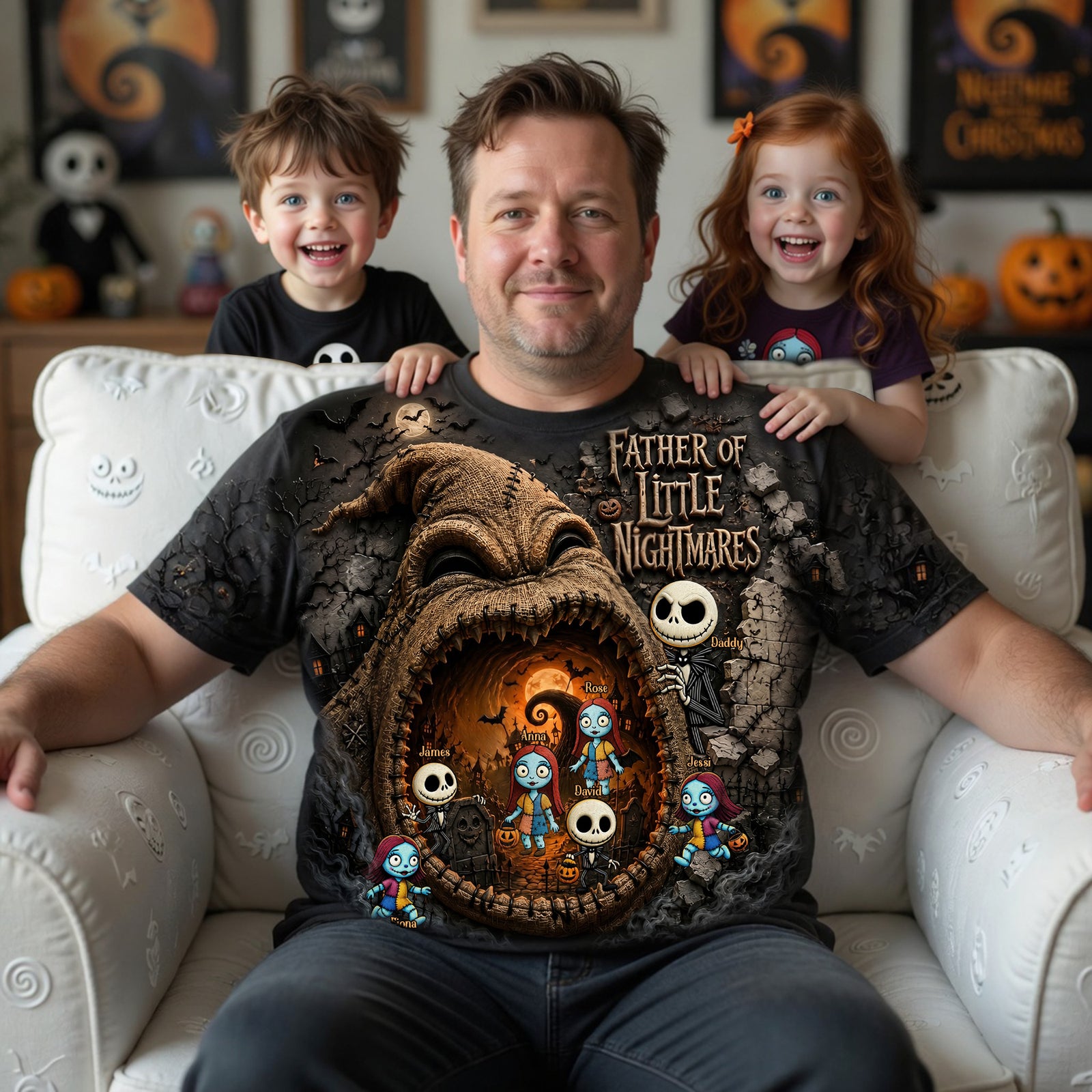 Fathers Of Little Horrors Shirt - Personalized Gifts For Dad 06PALU140526-Homacus