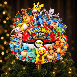 30th Anniversary Fantasy Creature Tree Topper - Personalized Christmas Gifts 03ohdt280926