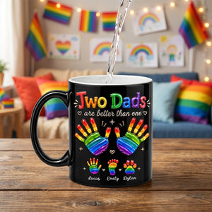 LGBTQ+ Family Magic Mug - Personalized Gifts For Pride Month Magic Mug 02PADH260526-Homacus