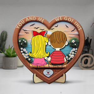 Personalized Gift For Couple Wood Sign Couple Holding Hands 04OHQN051224HG-Homacus