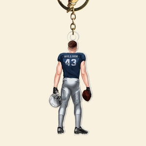 Personalized Gifts For Football Player Keychain 02acqn111224tm-Homacus