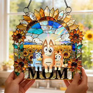 Love Mom Suncatcher - Personalized Gifts For Mothers 04nadt120226-Homacus
