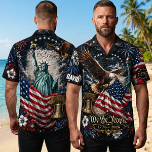 USA 250 Years of Freedom Hawaiian Shirt - Personalized Gifts 04totn100626-Homacus