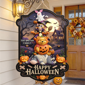 Happy Halloween Acrylic Sign - Personalized Halloween Gifts For Family 04natn060826