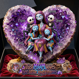 Scary Mom And Kids Acrylic Plaque - Personalized Gifts For Mom 01HUDT020426-Homacus