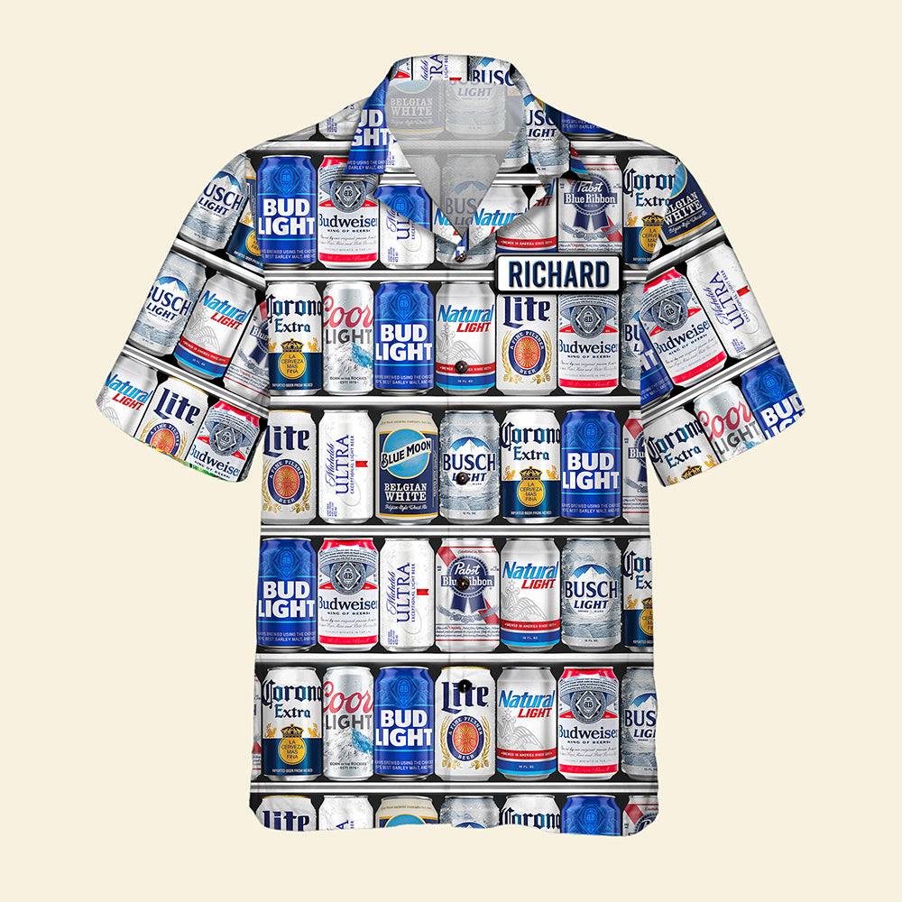 Funny Drink Can Hawaiian Shirt - Personalized Gifts For Drinking Lovers 02naqn150825-Homacus