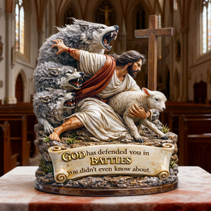 Strength Through Christ Acrylic Plaque - Gifts For Christian 03HULU280226-Homacus