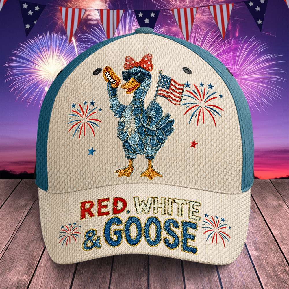 Freedom Goose Classic Cap Personalized 4th of July Gifts 02NADT030625-Homacus