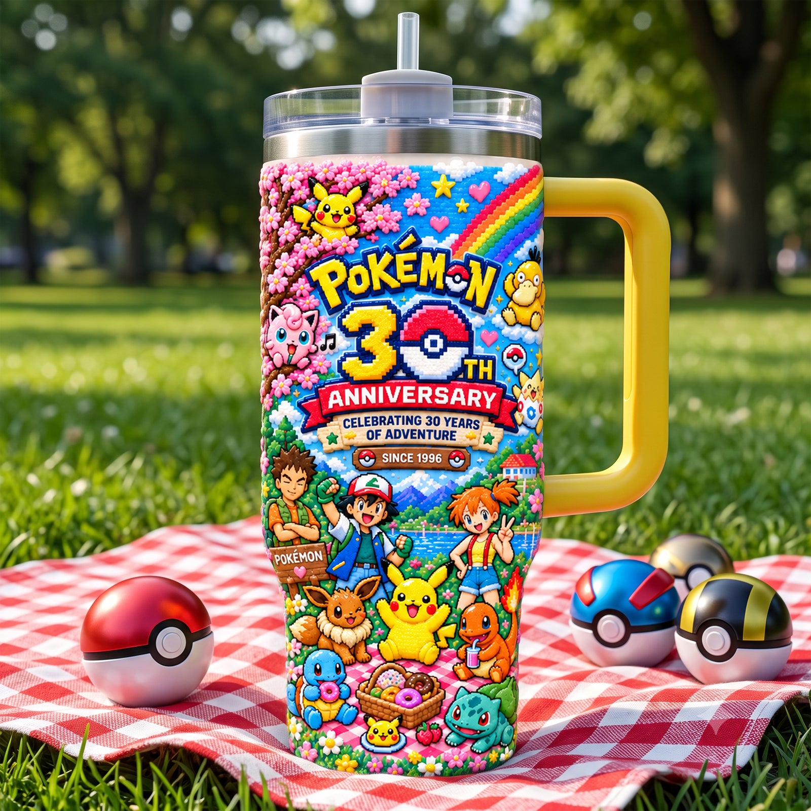 30th Anniversary Adventure Tumbler - Personalized Gifts For Game Lovers 01PALU151026-Homacus