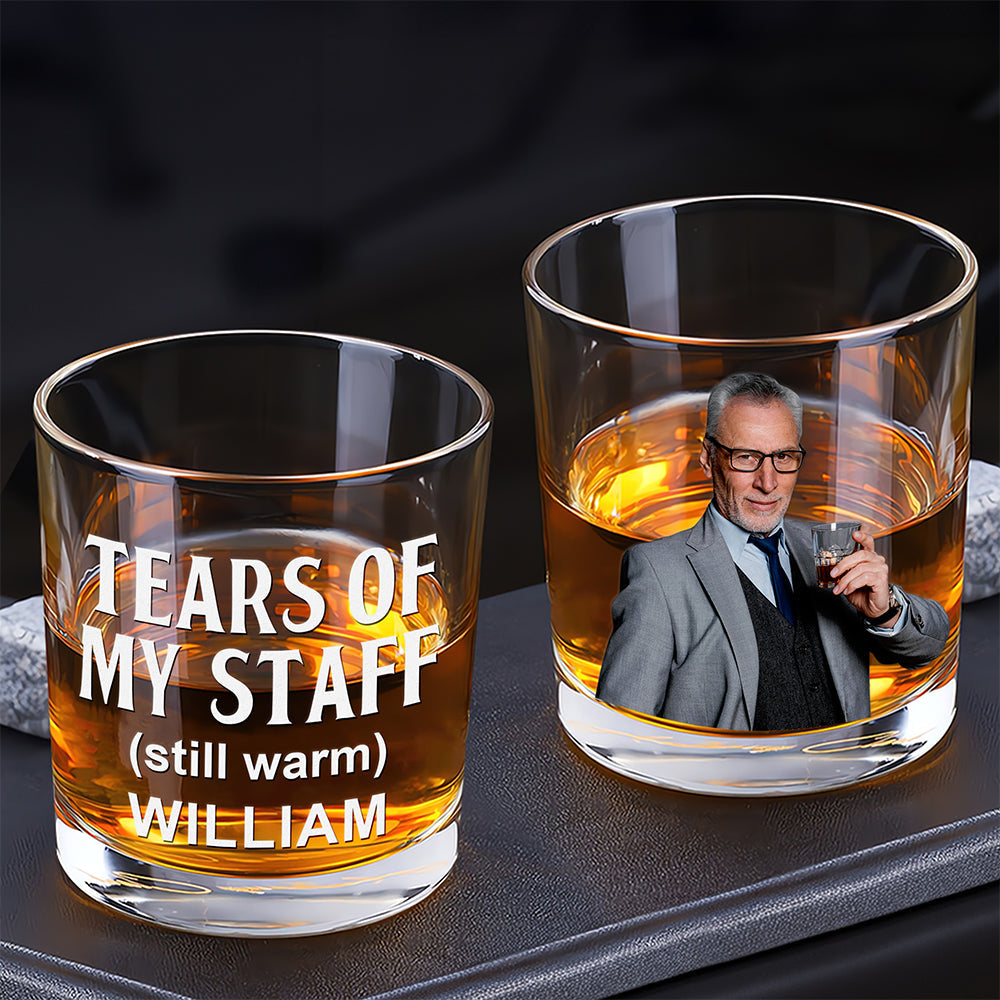 Custom Photo Gifts For Boss Whiskey Glass 05toqn120225-Homacus
