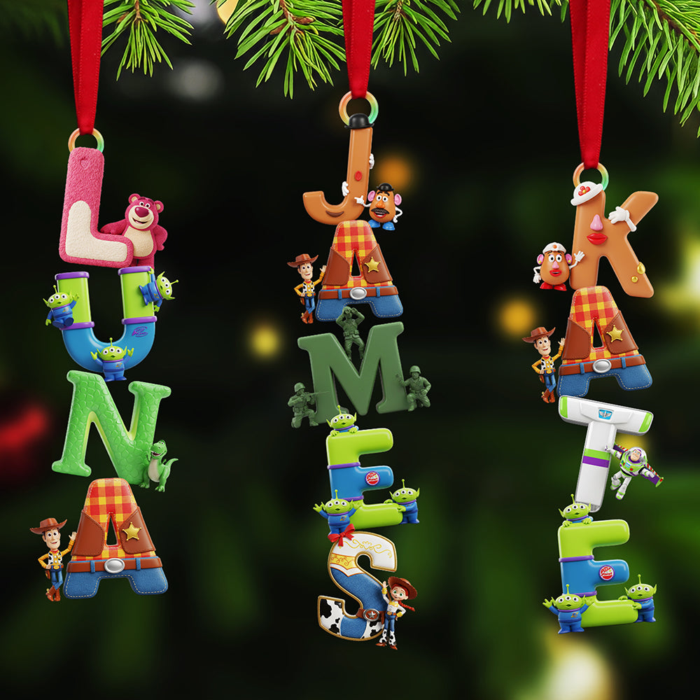 Lovely Alphabet Name Acrylic Ornament, Personalized Gifts For Christmas 01kita291025-Homacus