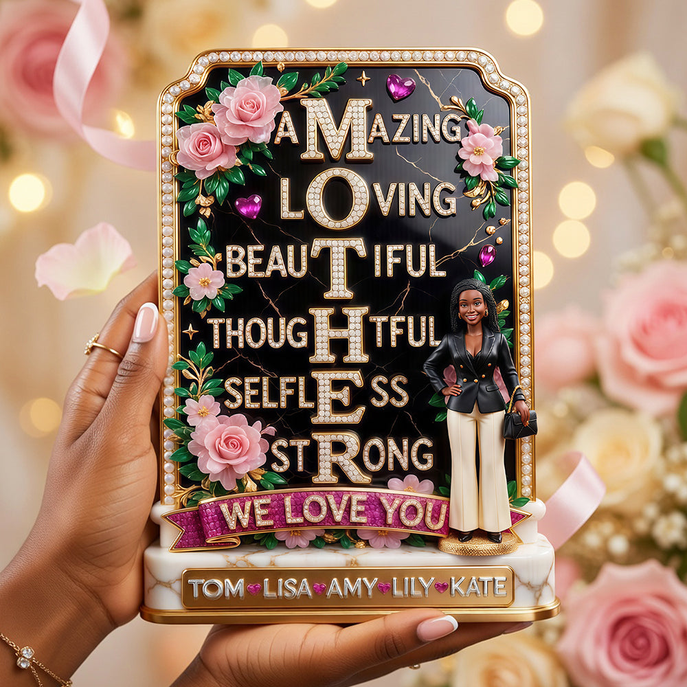 Mother We Love You Acrylic Plaque - Custom Photo Gifts For Mom 01TYDT060426-Homacus