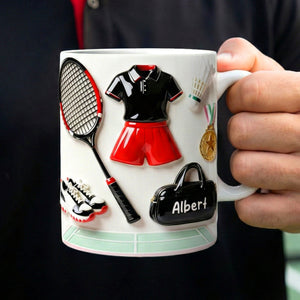 Complete Badminton Outfit Coffee Mug - Personalized Gift For Badminton Lovers 03TOQN110226-Homacus
