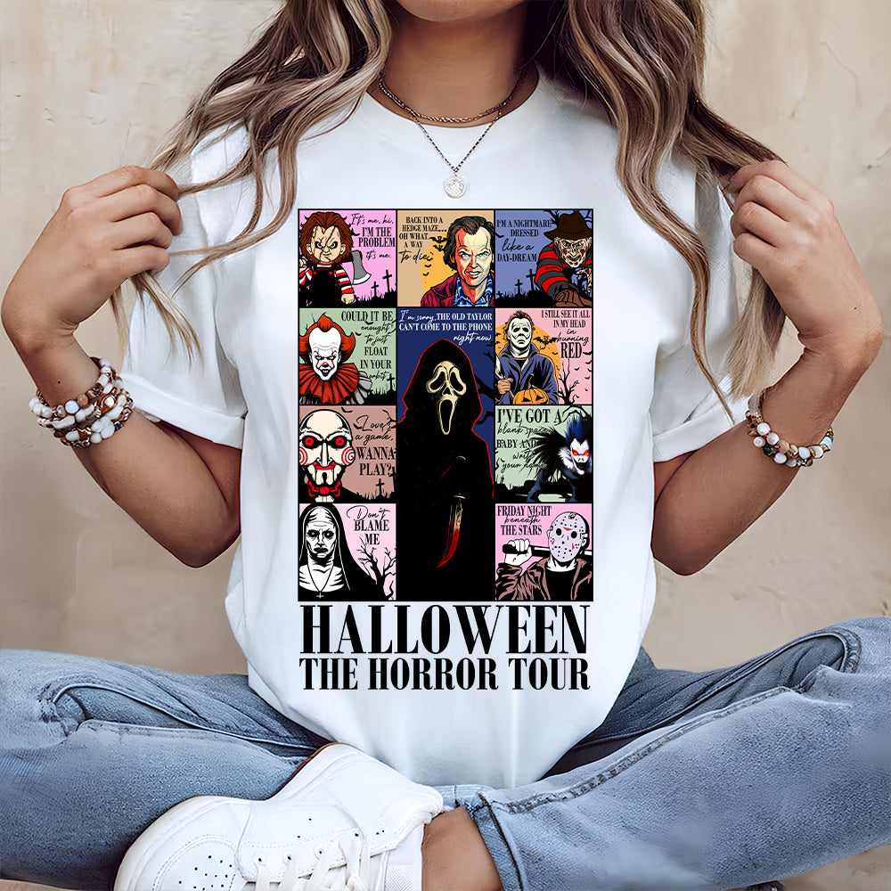 The Horror Tour Shirt - Spooky Gift For Horror Movie Fans 28laxx180725-Homacus