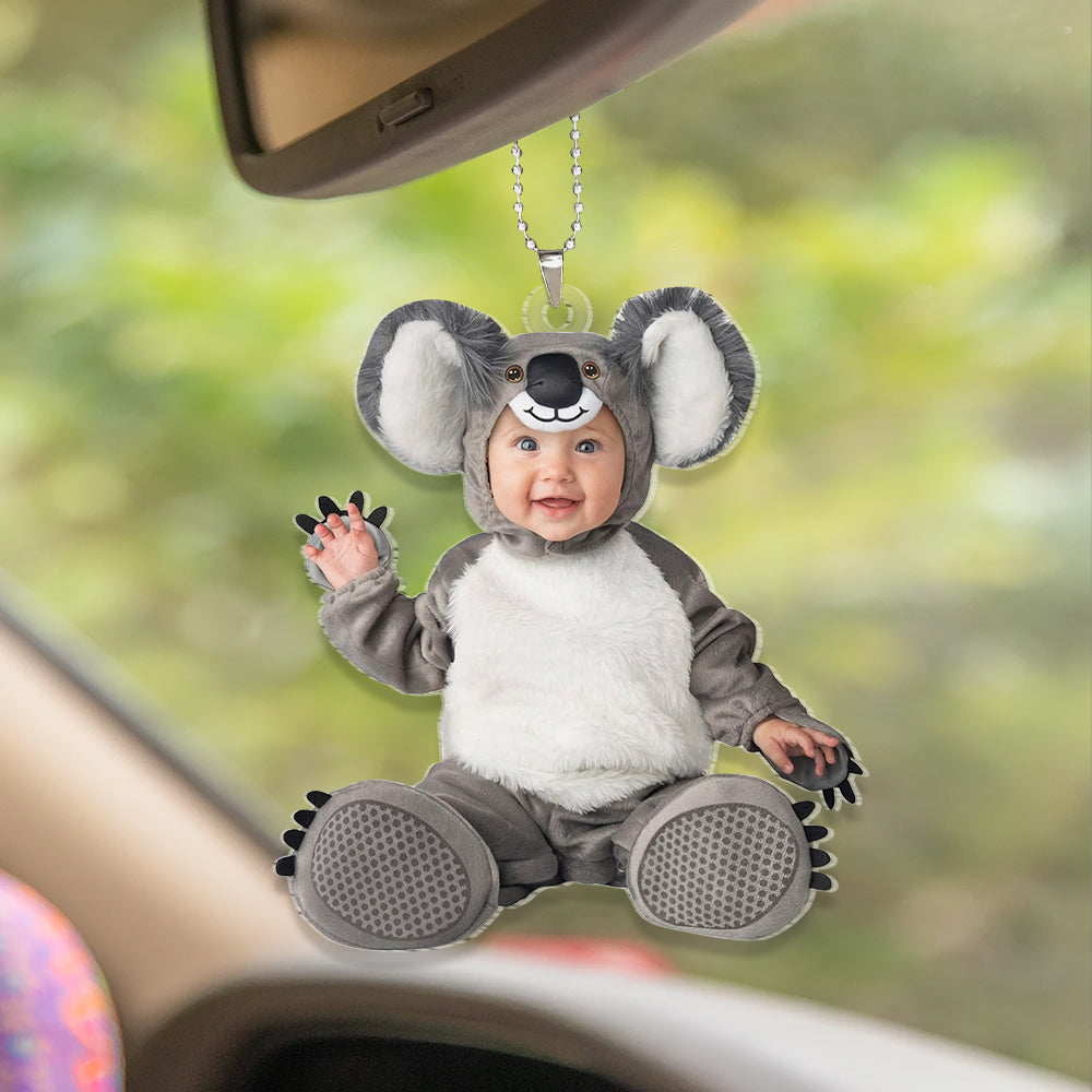 Custom Photo Gifts For Baby Car Ornament 01hudc270824-Homacus