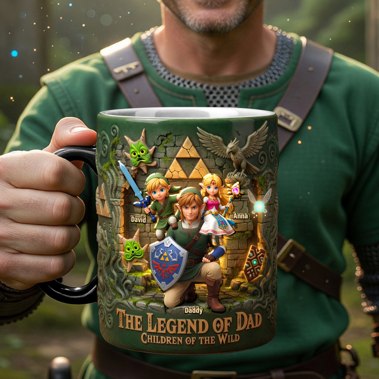 The Legend Of Dad Magic Mug - Personalized Gifts For Dad 02TYQN050526-Homacus