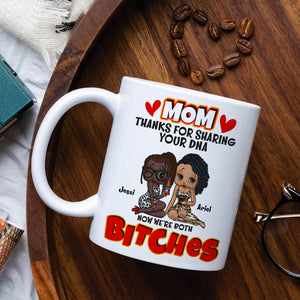 Personalized Gifts For Moms Coffee Mug Thanks For Sharing Your DNA 02TOLU130125HH-Homacus