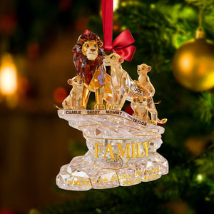 Majestic Family Ornament - Personalized Gifts For Family 03QHLU131025-Homacus