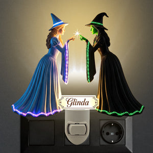 Witch Duo Personalized Halloween Gifts Night Light For Movie Fans 05hytn140825-Homacus