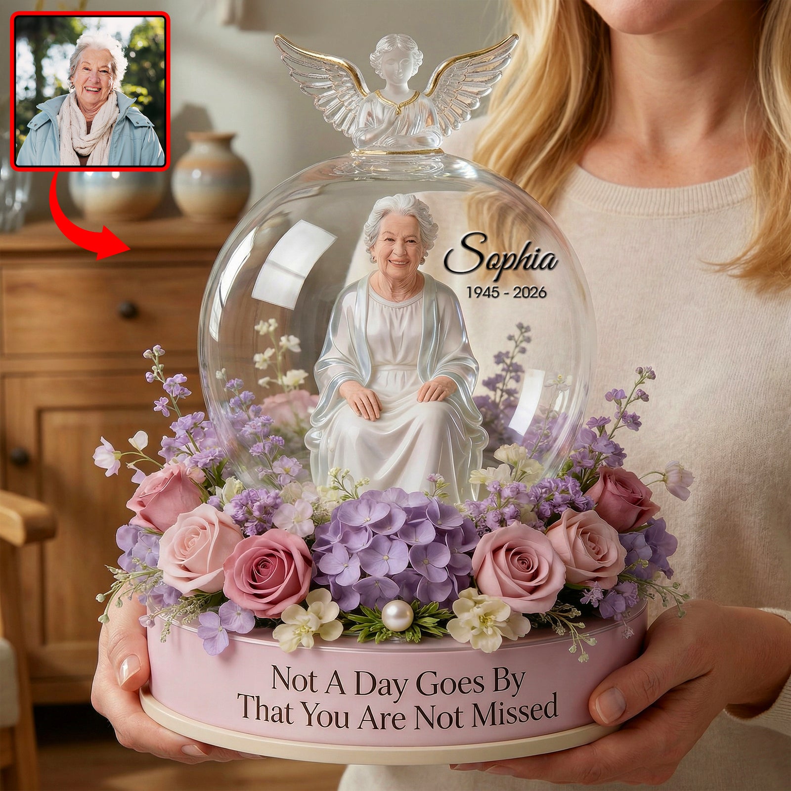 Memorial Heaven Acrylic Plaque - Custom Photo Gifts For Heaven 01naqn310326-Homacus