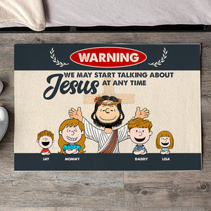 Personalized Gifts For Family Jesus Doormat 01OHMH150125HH-Homacus