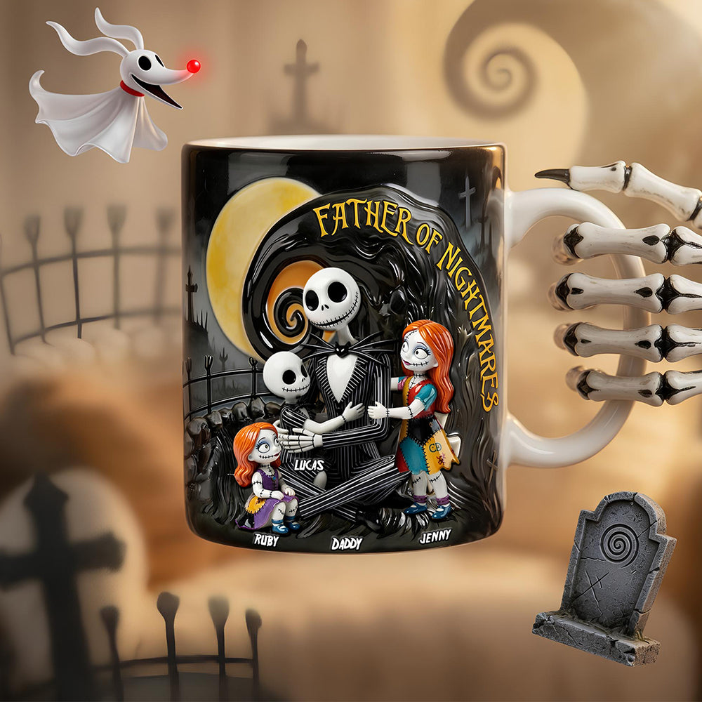 Spooky Dad Coffee Mug - Personalized Gifts For Dads 01OHDT040526-Homacus