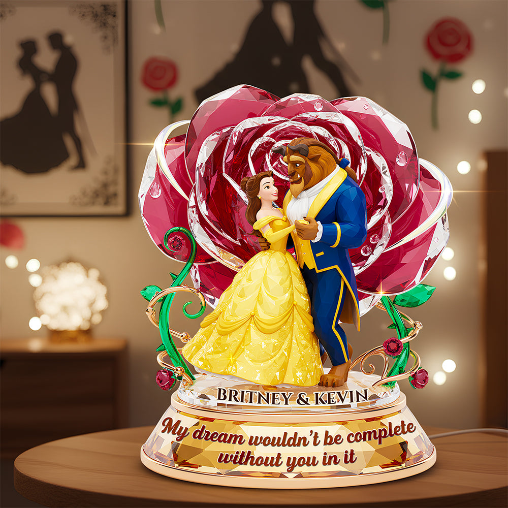 Romantic Couple Acrylic Light Box - Personalized Gifts For Couples 06kidt091225-Homacus