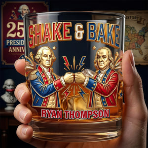 USA 250th Years Round Glass - Personalized Funny Gifts 02nadt080626-Homacus