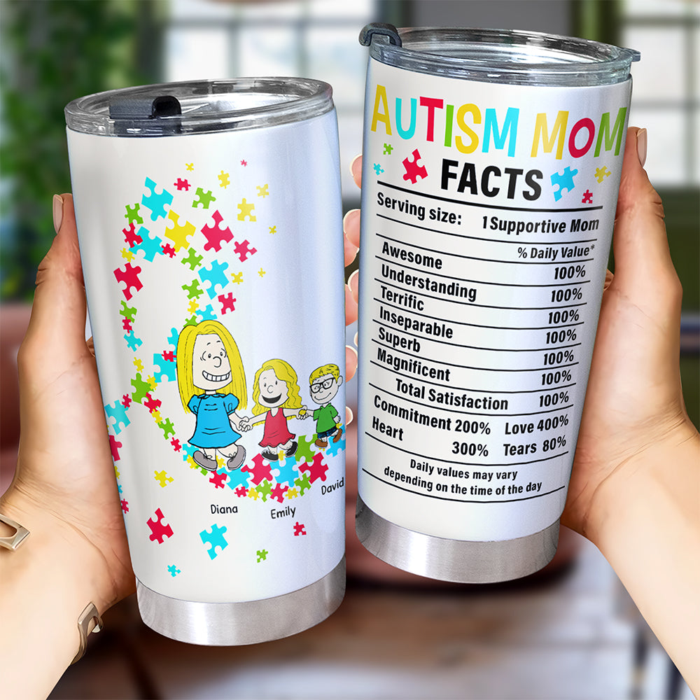 Personalized Gifts For Autism Mom Tumbler Autistic Kids 01TOQN110325HH-Homacus