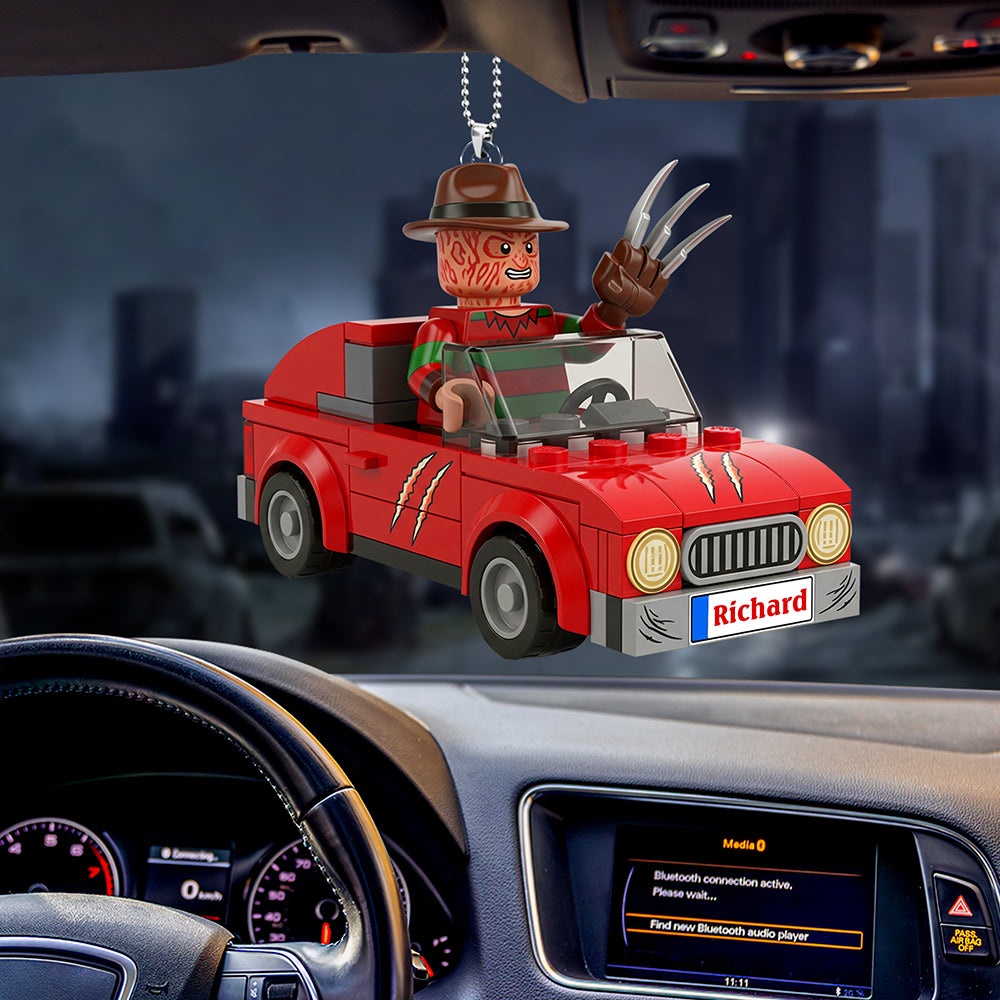 Spooky Ride Car Ornament - Personalized Gifts For Horror Movie Fans 01pgqn060925-Homacus