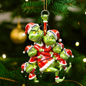 Fun Playing Family Hanging Ornament - Personalized Gifts For Family 03QHDT061025-Homacus