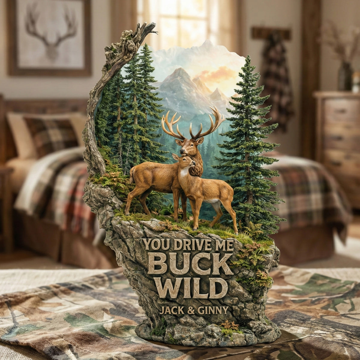 Hunting Couple Acrylic Plaque - Personalized Gifts For Couple 01HUMG190126-Homacus