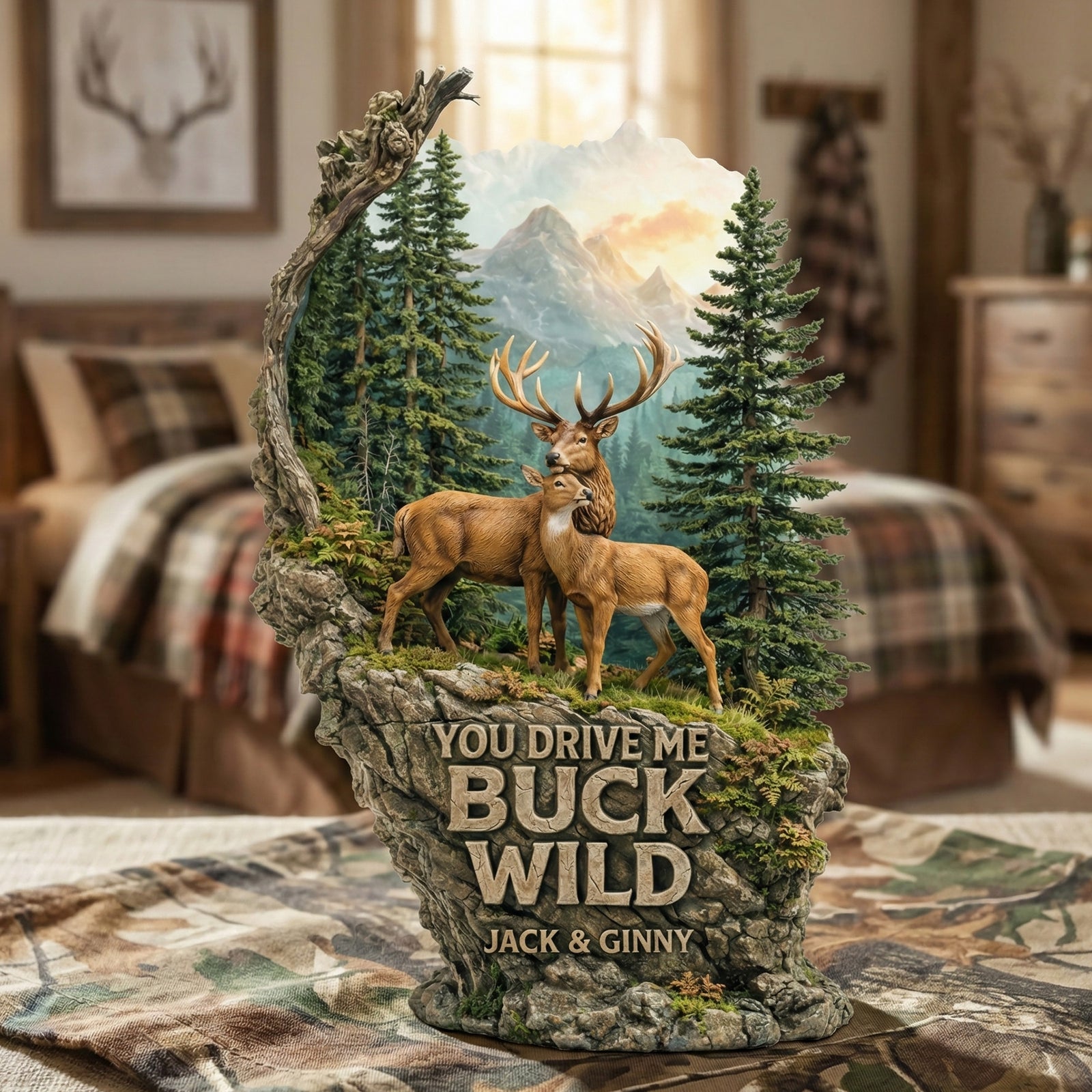 Hunting Couple Acrylic Plaque - Personalized Gifts For Couple 01HUMG190126-Homacus