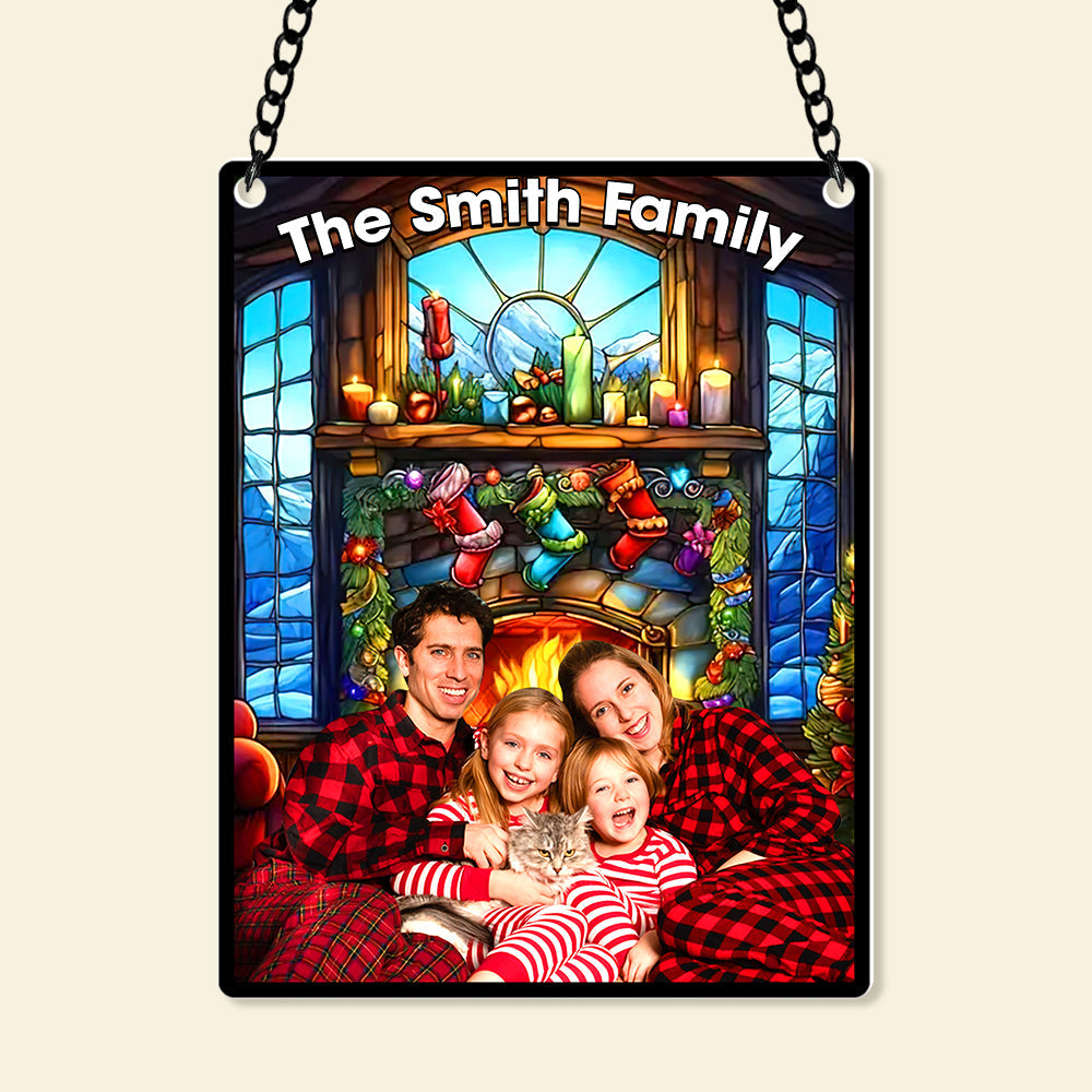 Custom Photo Gifts For Family Suncatcher Ornament 02toqn270924-Homacus