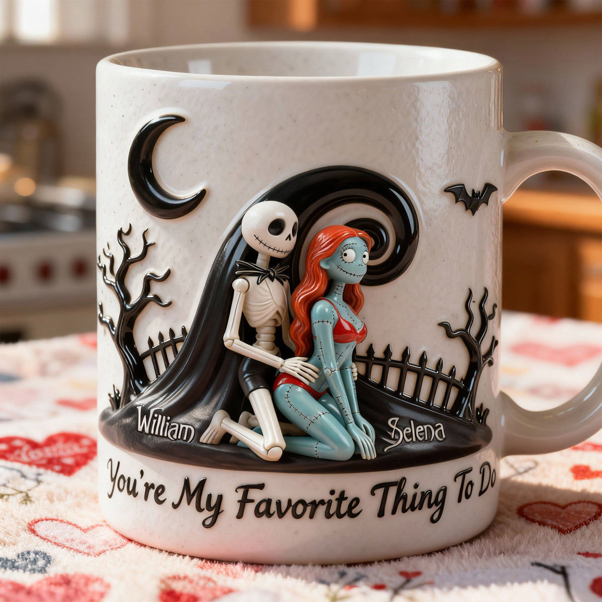 Naughty Spooky Couple Coffee Mug - Personalized Gift For Couples 02OHMG070126-Homacus