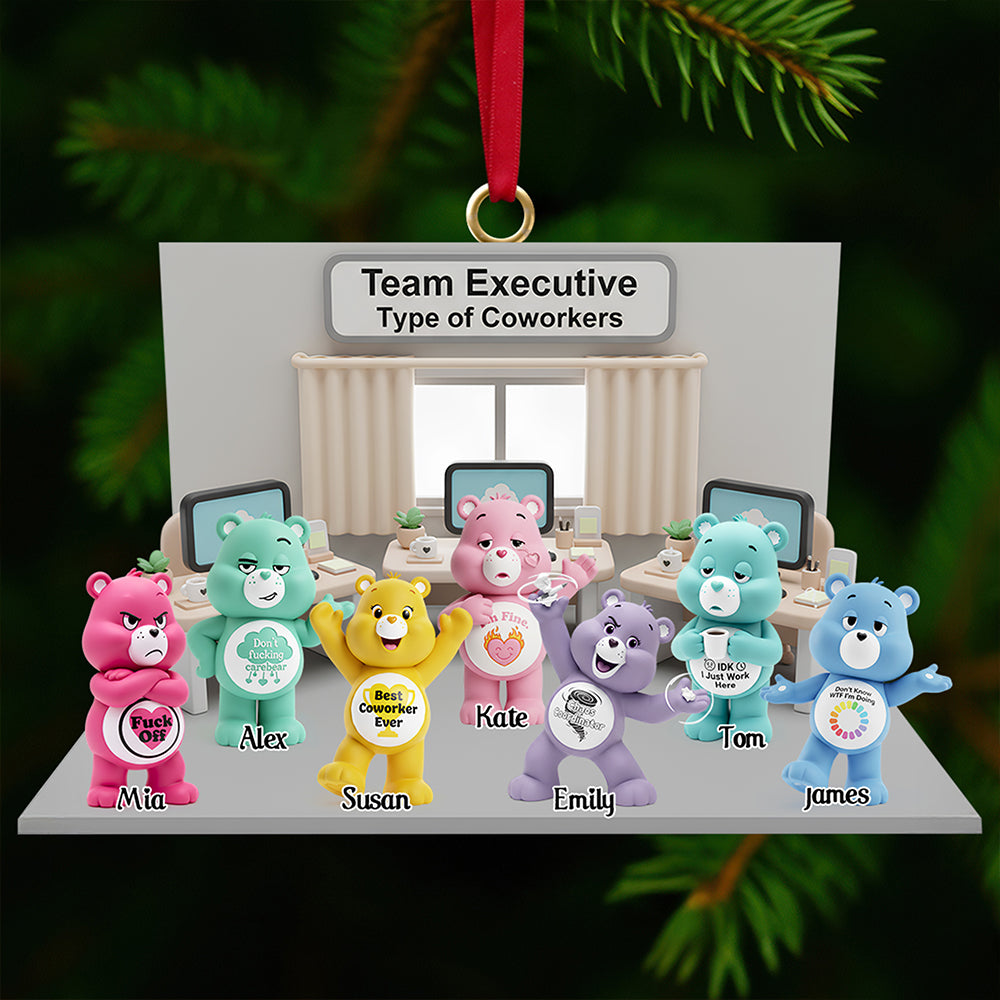 Executive Team Coworker Ornament Personalized Christmas Gifts 03KIDT211125-Homacus