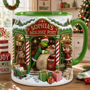 Holiday Post Coffee Mug - Personalized Gifts For Christmas 04halu010826-Homacus