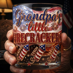 Firecrackers Drinking Glass - Personalized Gifts For Grandpas 052padt300526-Homacus