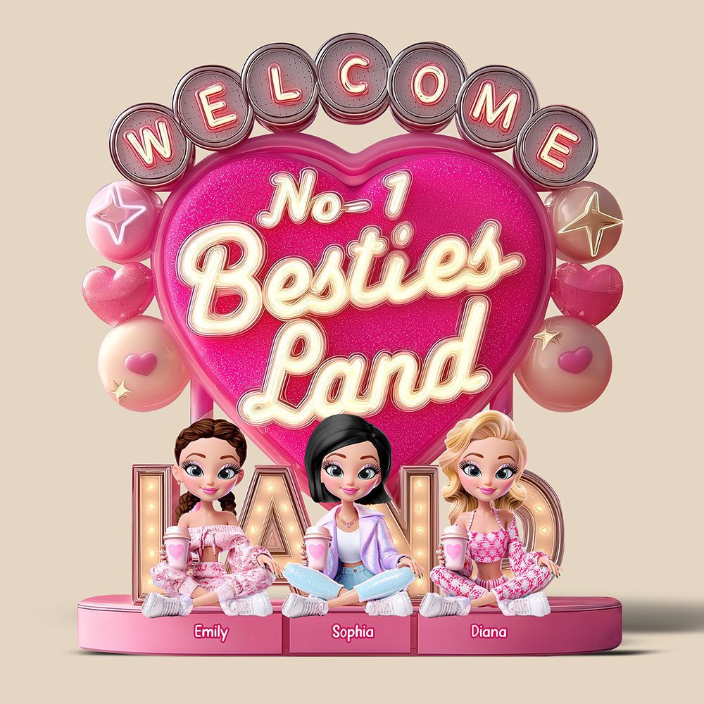 Doll Besties Plaque - Personalized Gifts For Besties 01tgqn090625-Homacus